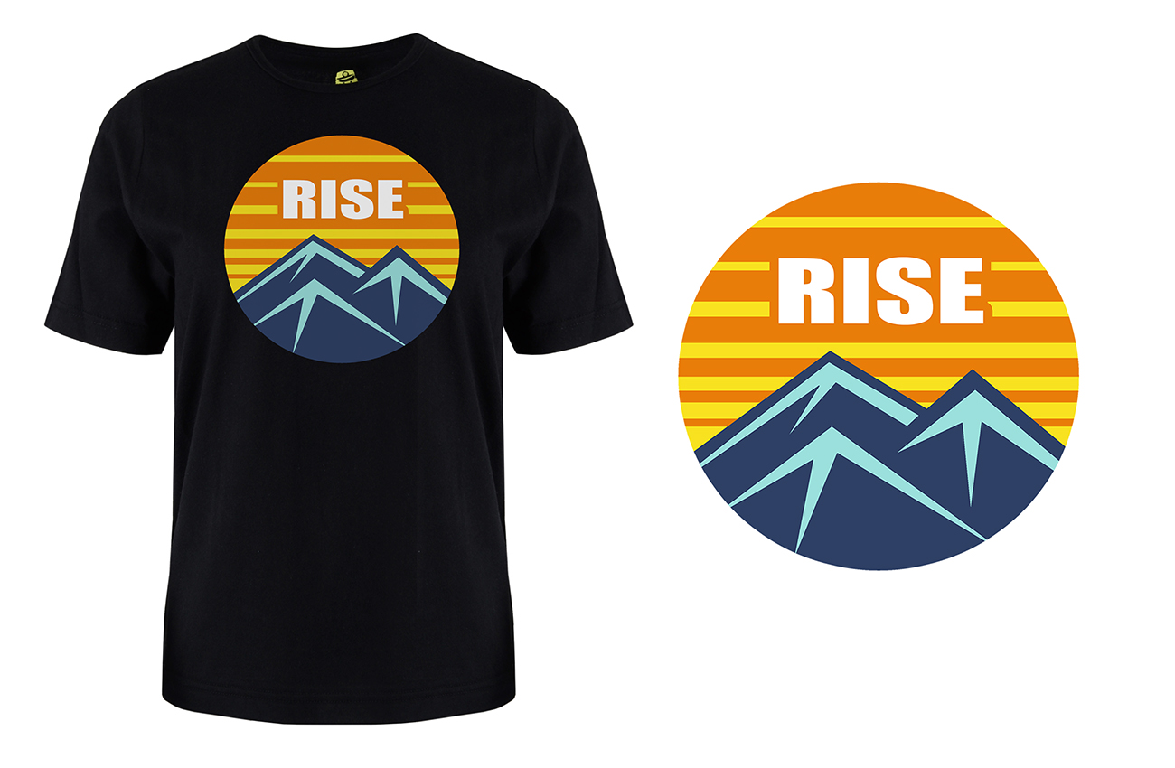 T-shirt Design by NILDesigns for Rise Volleyball Club | Design #23360334