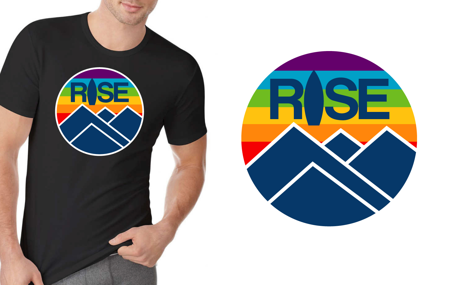 T-shirt Design by Jay Design for Rise Volleyball Club | Design #23362696
