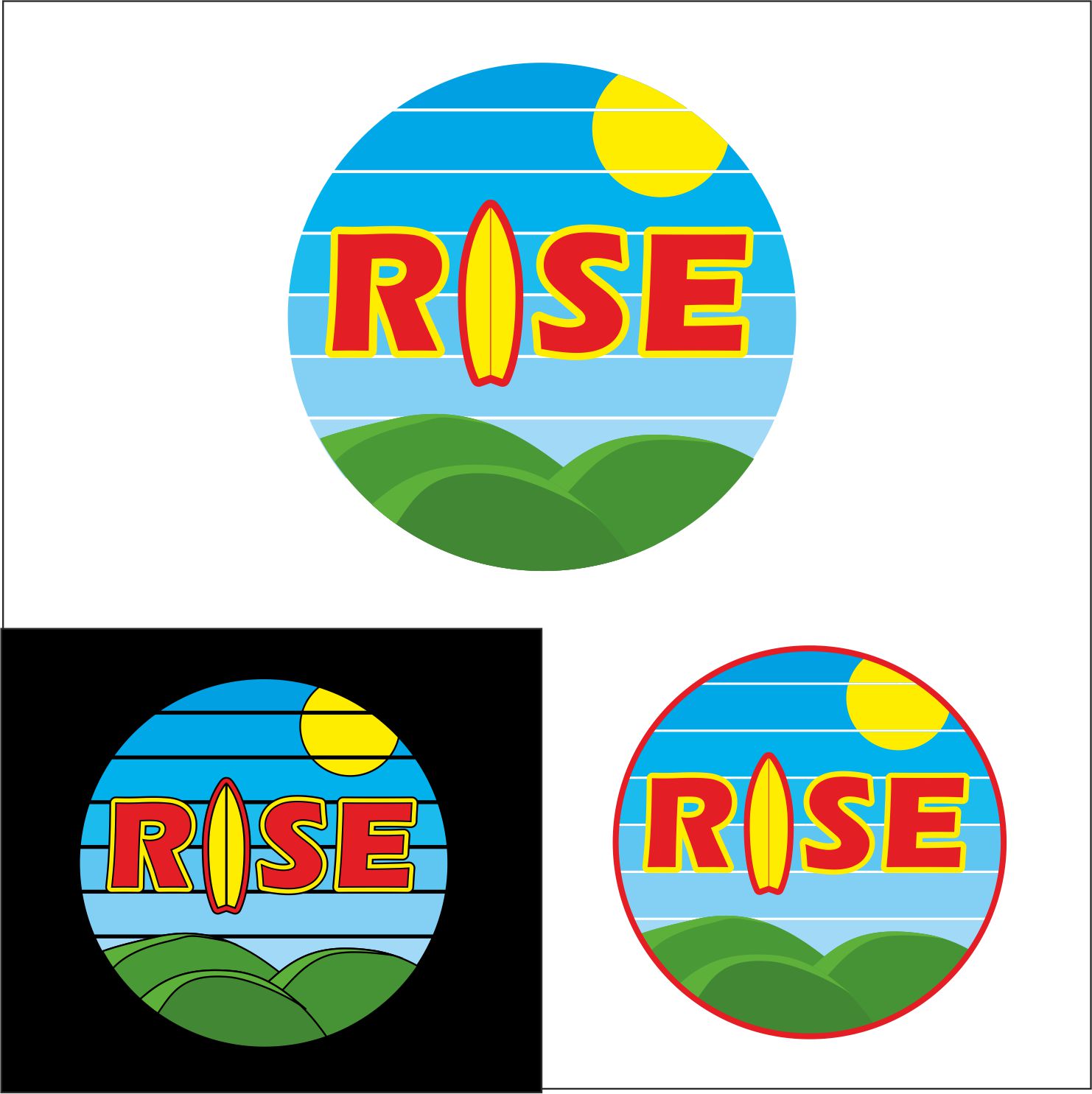 T-shirt Design by tt-67 for Rise Volleyball Club | Design #23383903