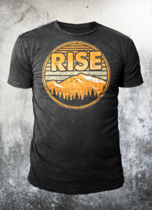 T-shirt Design by badpixelarts for Rise Volleyball Club | Design: #23353498