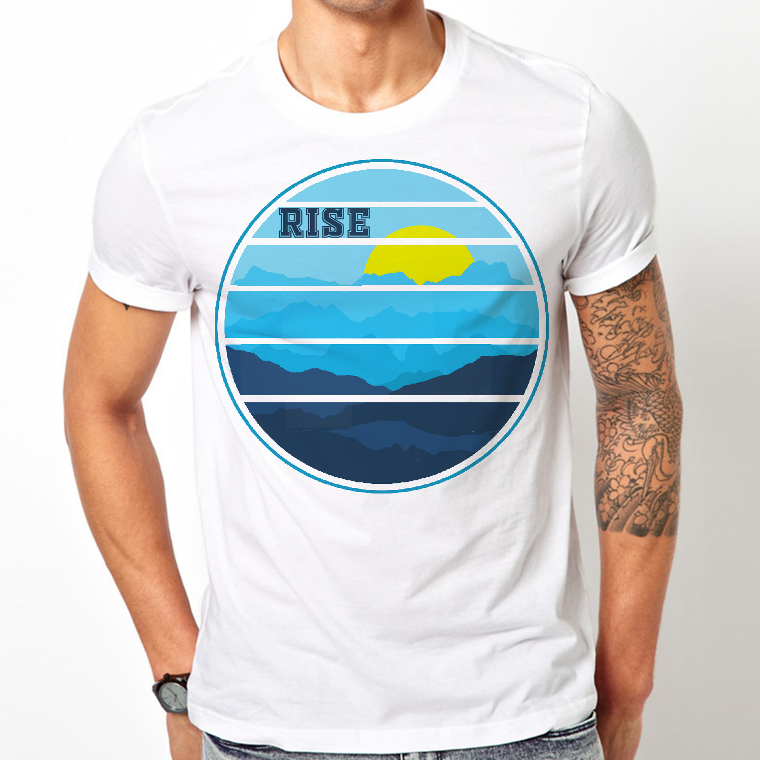 Design de T-shirt par creative gravity pour Rise Volleyball Club | Design #23358236