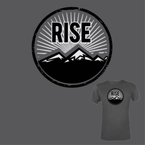 T-shirt Design by 75-R-P-Z for Rise Volleyball Club | Design: #23370743