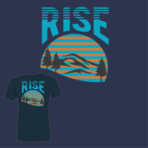 T-shirt Design by 75-R-P-Z for Rise Volleyball Club | Design: #23374933
