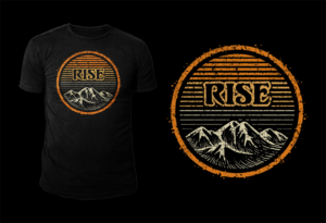 T-shirt Design by D'Mono for Rise Volleyball Club | Design #23358233