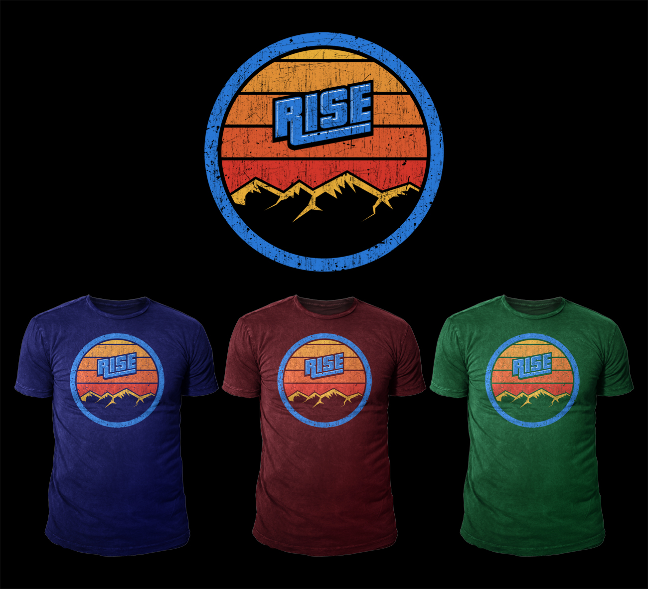 T-shirt Design by D'Mono for Rise Volleyball Club | Design #23373158
