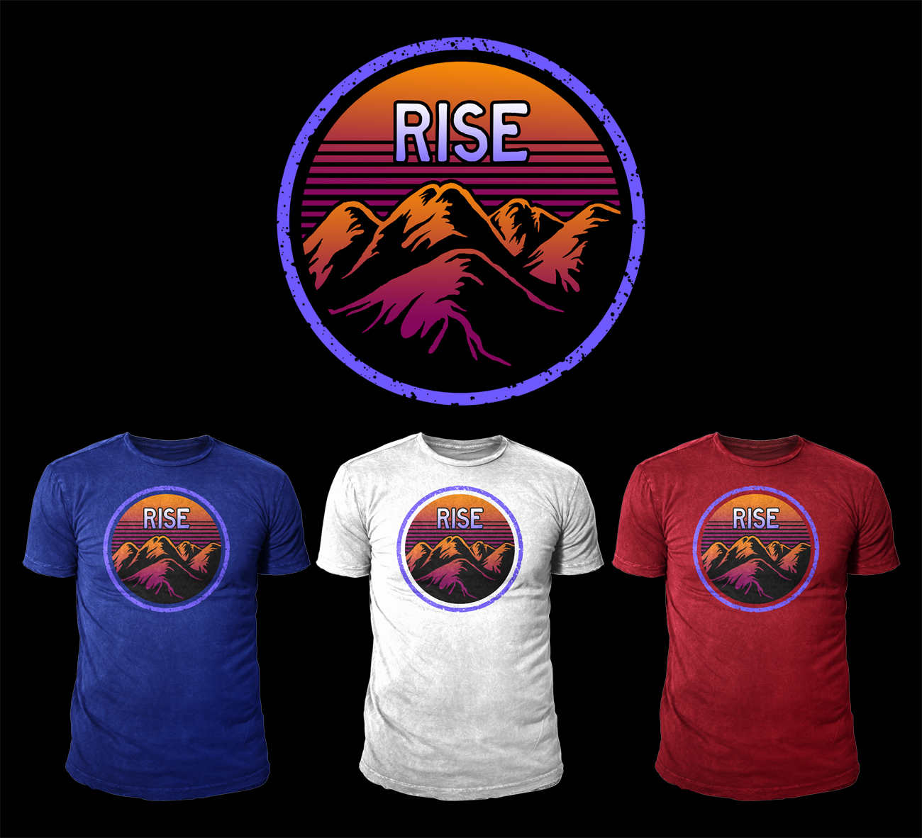 T-shirt Design by D'Mono for Rise Volleyball Club | Design #23393017