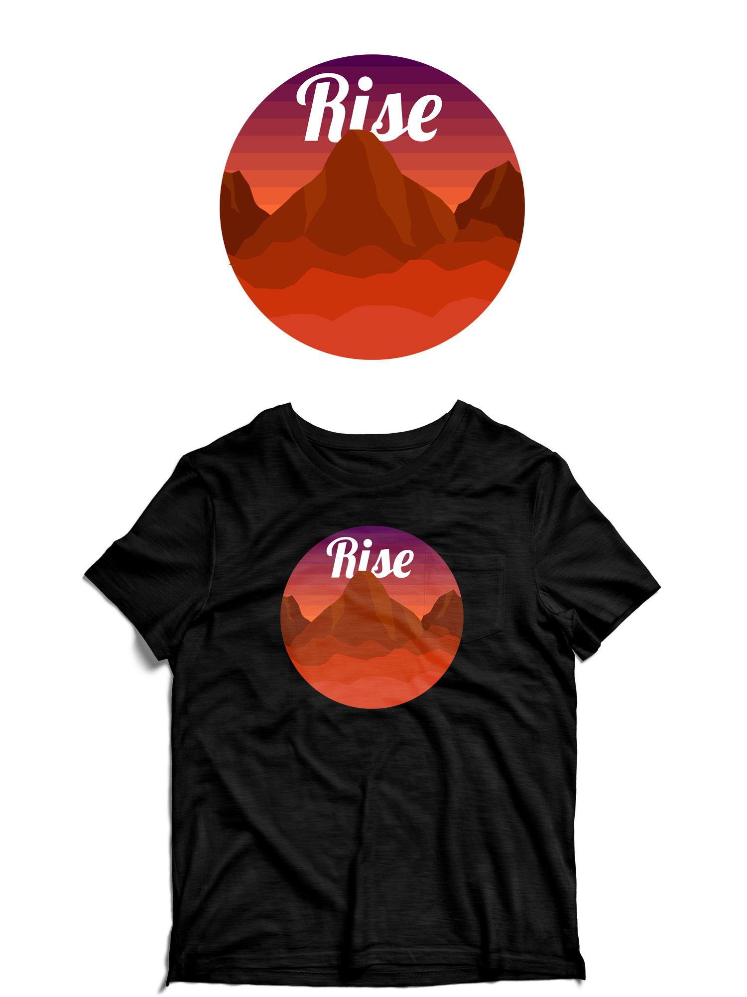 T-Shirt-Design von Arun 25 für Rise Volleyball Club | Design #23357002