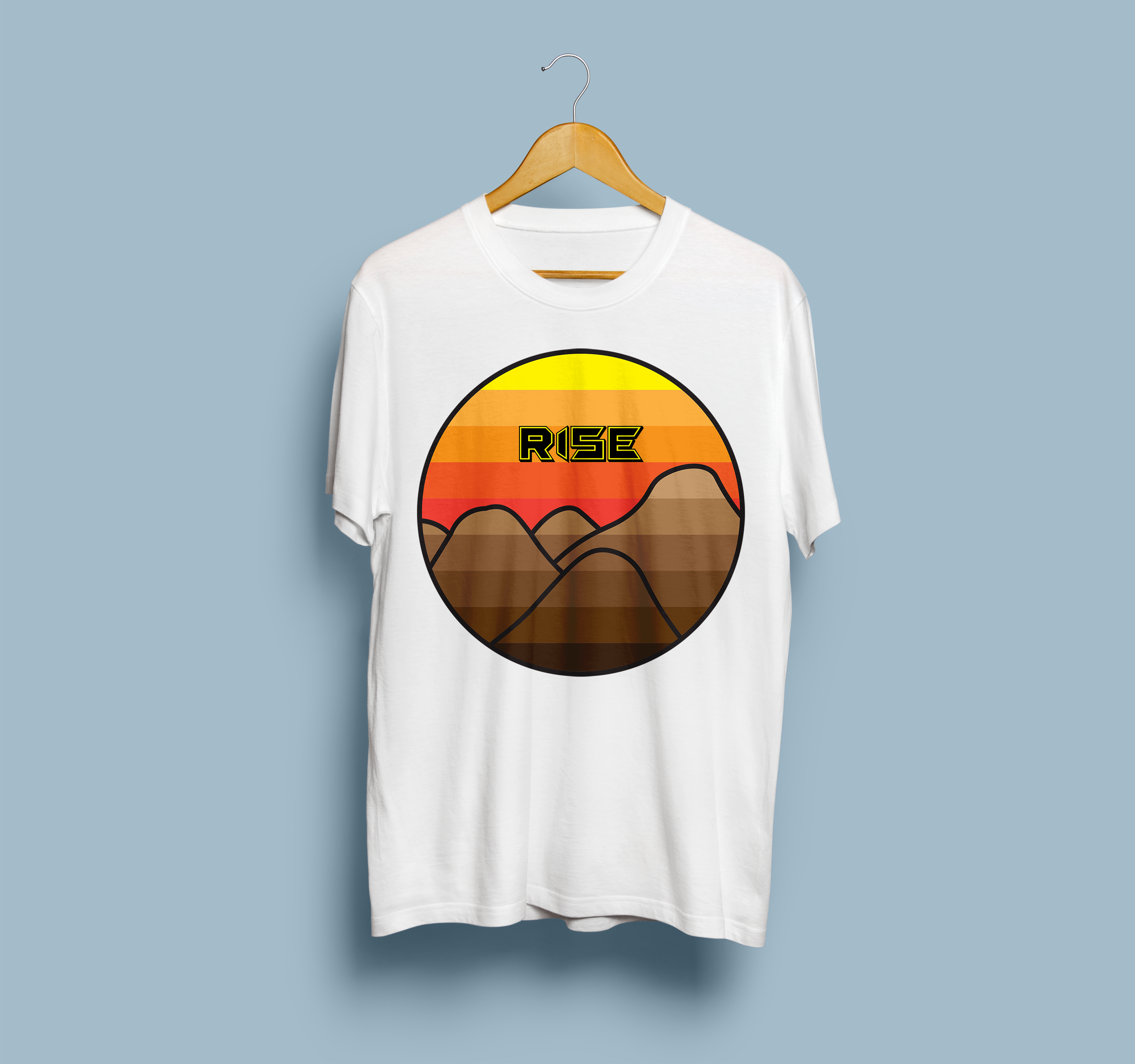 T-Shirt-Design von Worker5 für Rise Volleyball Club | Design #23354901