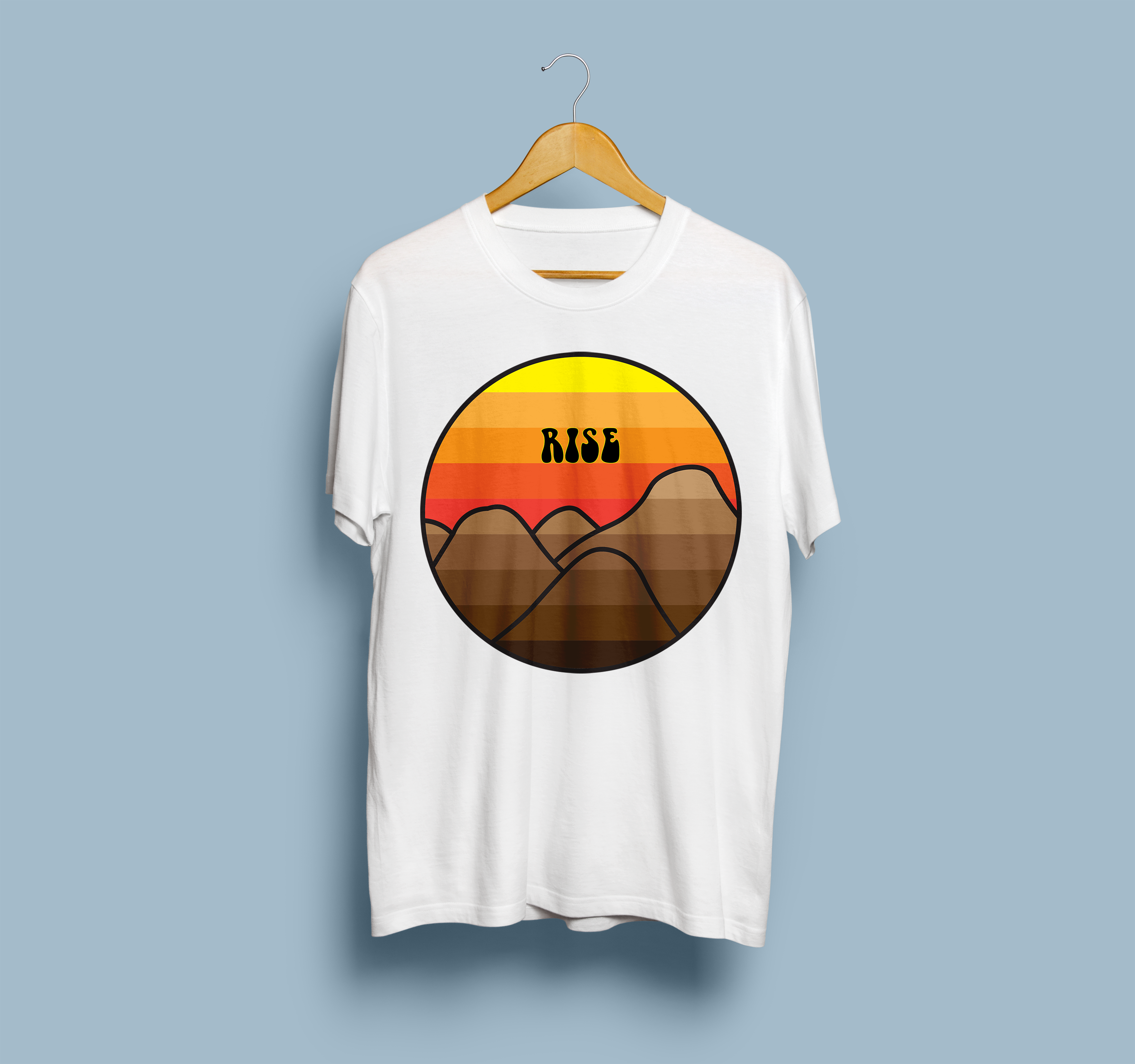 T-Shirt-Design von Worker5 für Rise Volleyball Club | Design #23359669