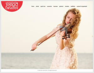 Website for Youth Orchestra to sell tickets and attract young musicians | Diseño Web por -Marc-