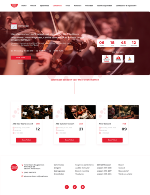 Website for Youth Orchestra to sell tickets and attract young musicians | Diseño Web por 5SD solutions