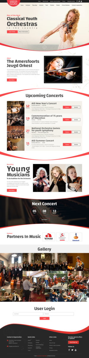 Web Design by sritanuchowdhury2020 2 for Het Ondersteuningsburo | Design: #23373964