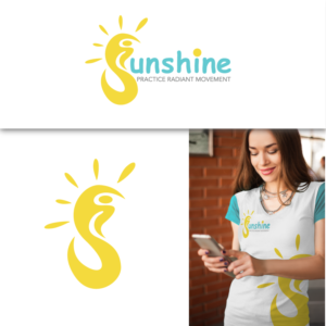 Yoga and movement teacher for adults and children. The name is "Sunshine Studios." The ... | T-Shirt-Design von n1ck