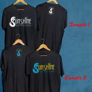 Yoga and movement teacher for adults and children. The name is "Sunshine Studios." The ... | Diseño de Camiseta por Nadz10