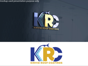 KRC Roofing and / or Kinvig Roof Coatings | Logo Design by Juli creation