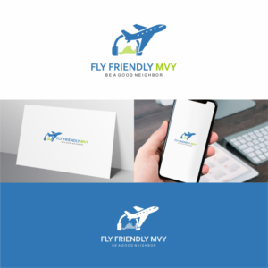 Be a good neighbor Fly Friendly MVY | Logo Design by soriyeee