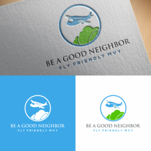 Be a good neighbor Fly Friendly MVY | Diseño de Logo por ZiangArt_Studio