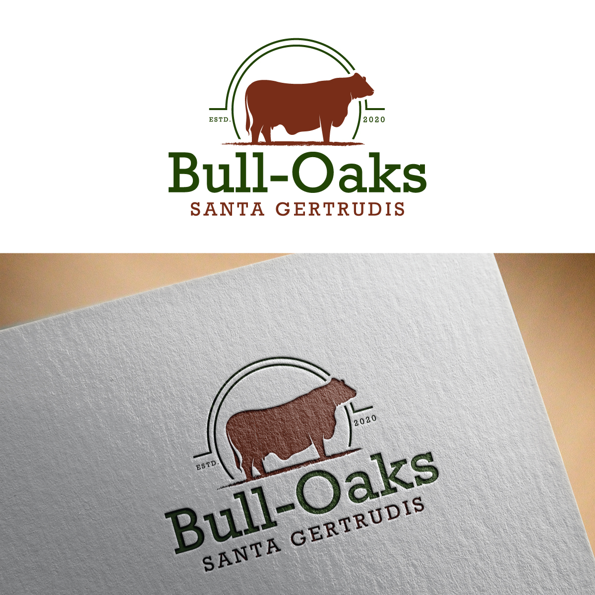 Logo Design by Graphic Bricks for Bull-Oaks | Design #23363485