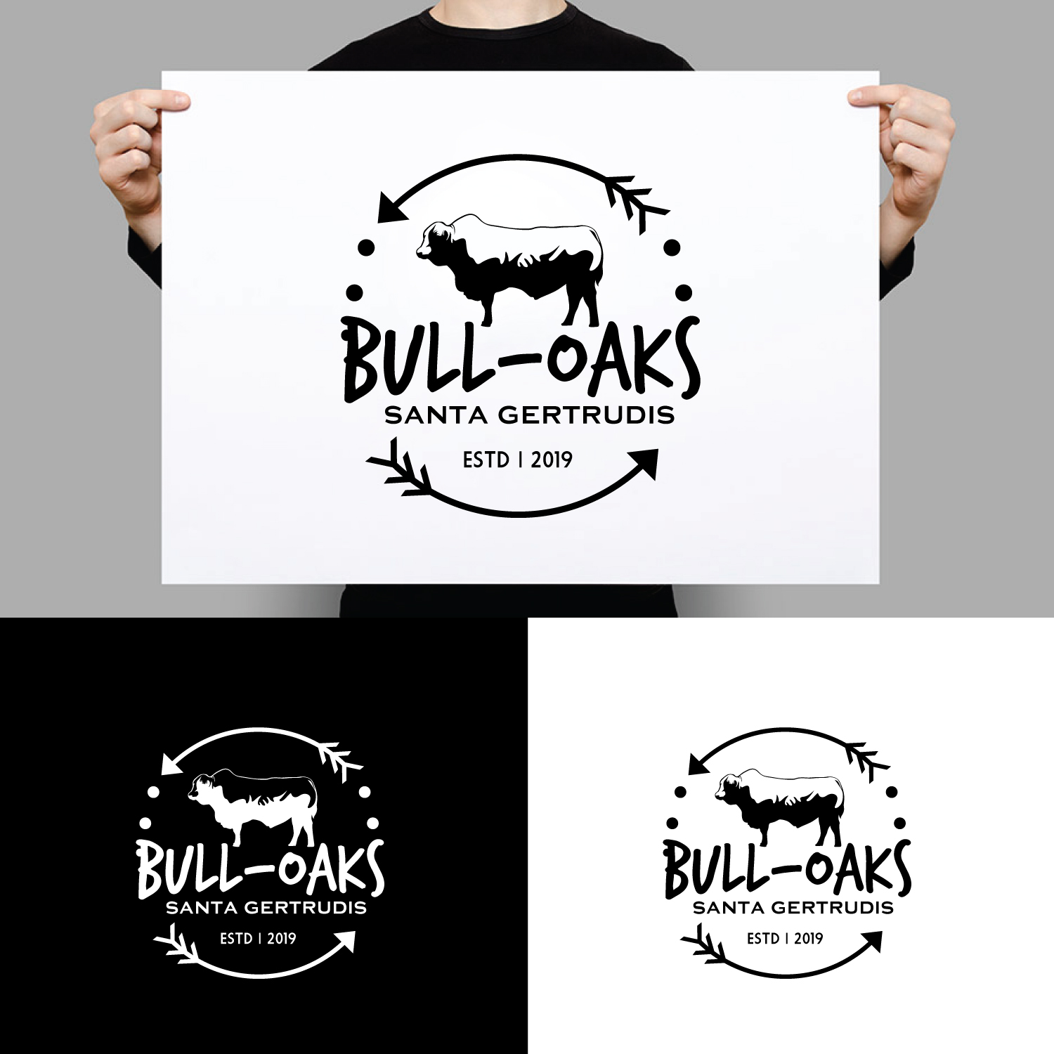 Logo Design by FourtuneDesign for Bull-Oaks | Design #23364732
