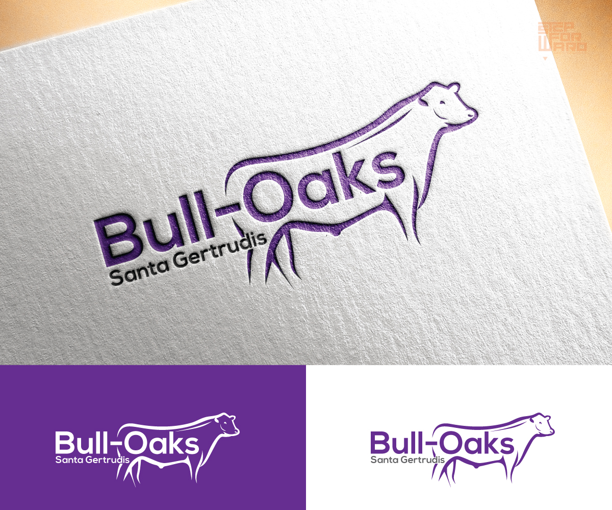 Logo Design by step forward 2 for Bull-Oaks | Design #23362530