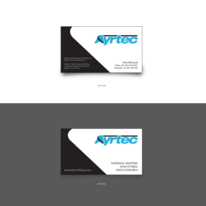 Business Card Design by sumanbanikbd2014 for Ayrtec Pty Ltd | Design: #23358675