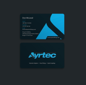 Diseño de Tarjeta de Presentación por Riz' para Ayrtec Pty Ltd | Diseño #23372435