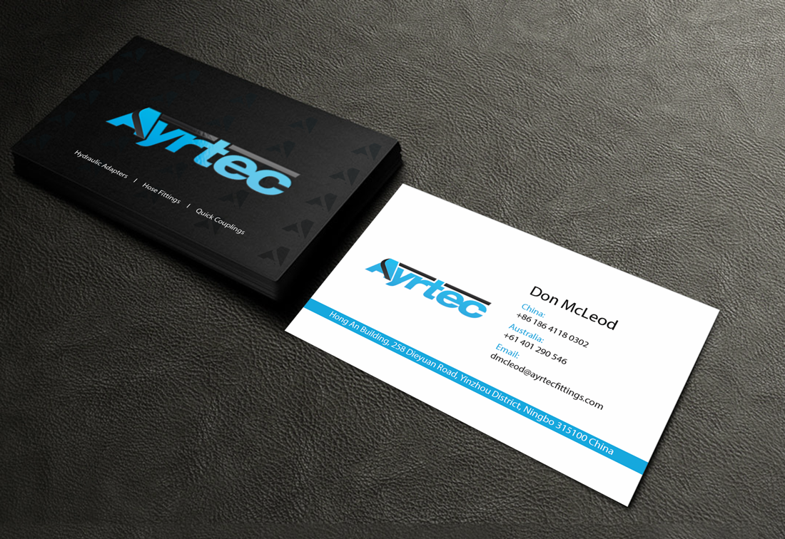 Business Card Design by Riz' for Ayrtec Pty Ltd | Design #23372454