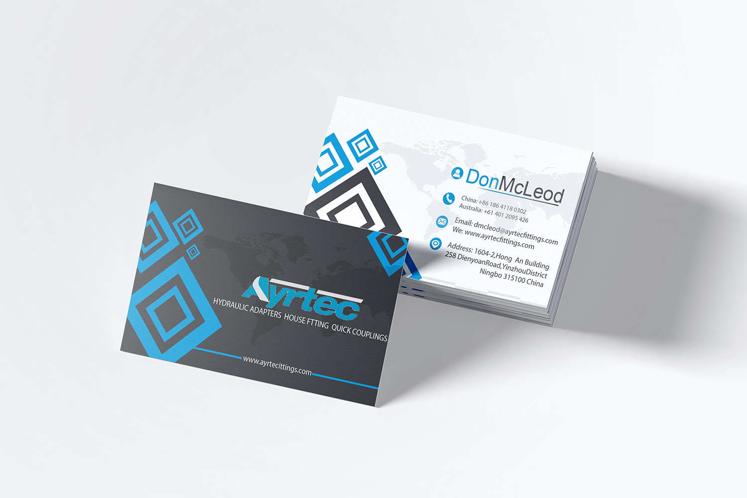 Business Card Design by Gexton for Ayrtec Pty Ltd | Design #23387542