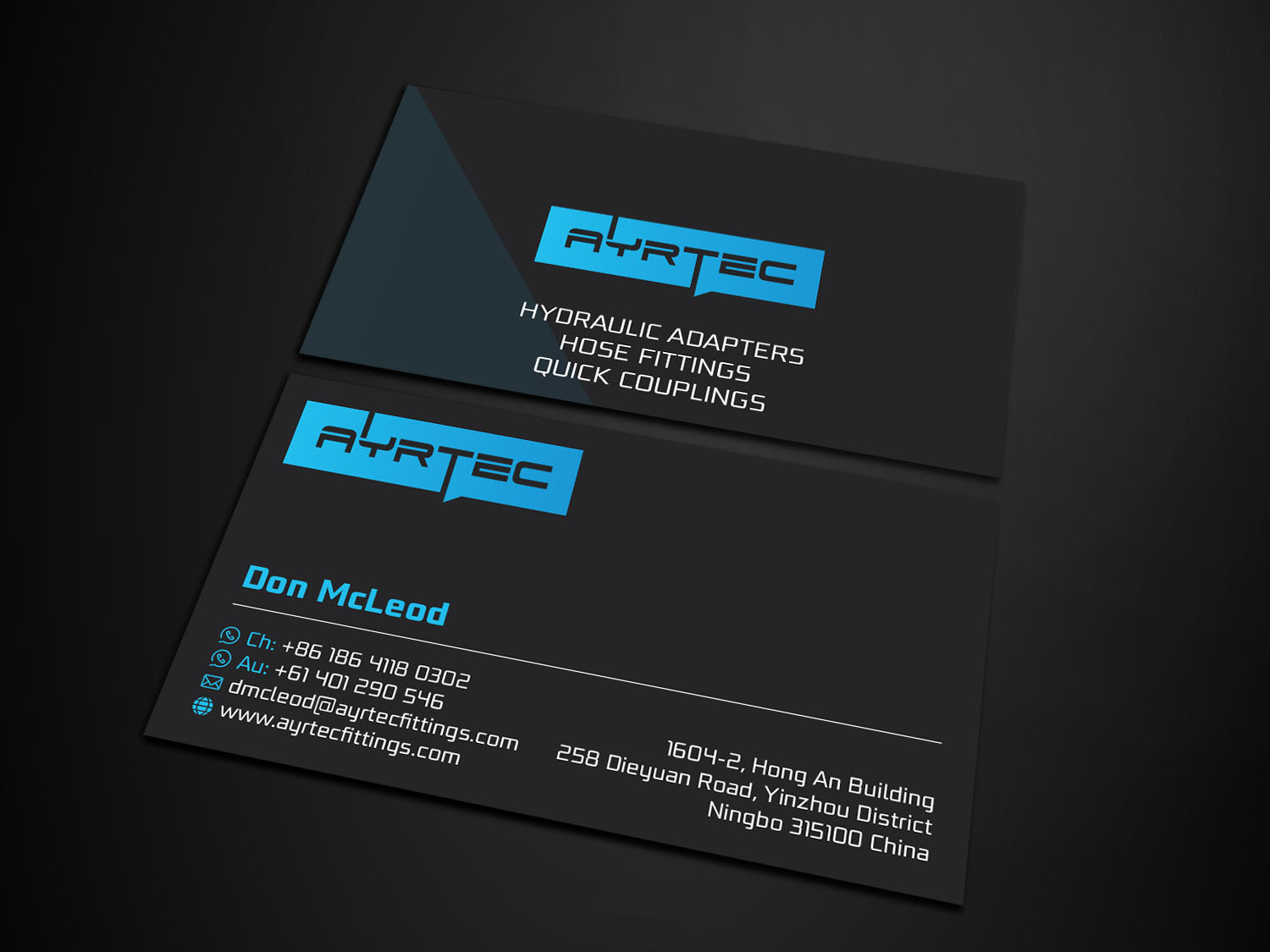 Business Card Design by Verified artistry (Design garden) for Ayrtec Pty Ltd | Design #23371827