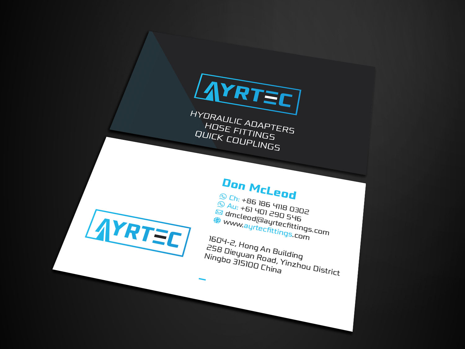 Business Card Design by Verified artistry (Design garden) for Ayrtec Pty Ltd | Design #23371828