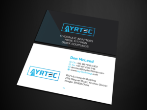 Business Card Design by Verified artistry (Design garden) for Ayrtec Pty Ltd | Design: #23371828