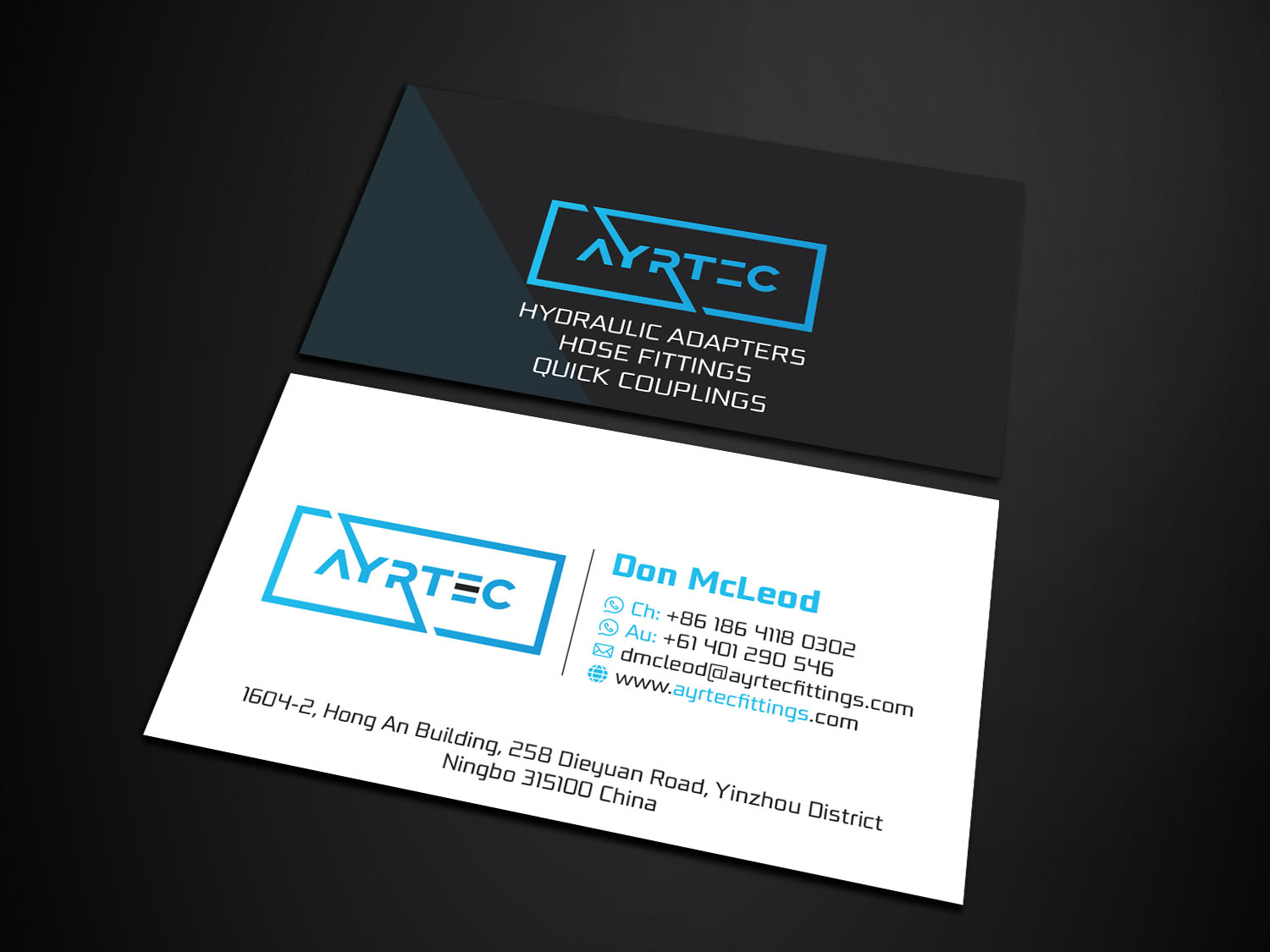 Business Card Design by Verified artistry (Design garden) for Ayrtec Pty Ltd | Design #23371831