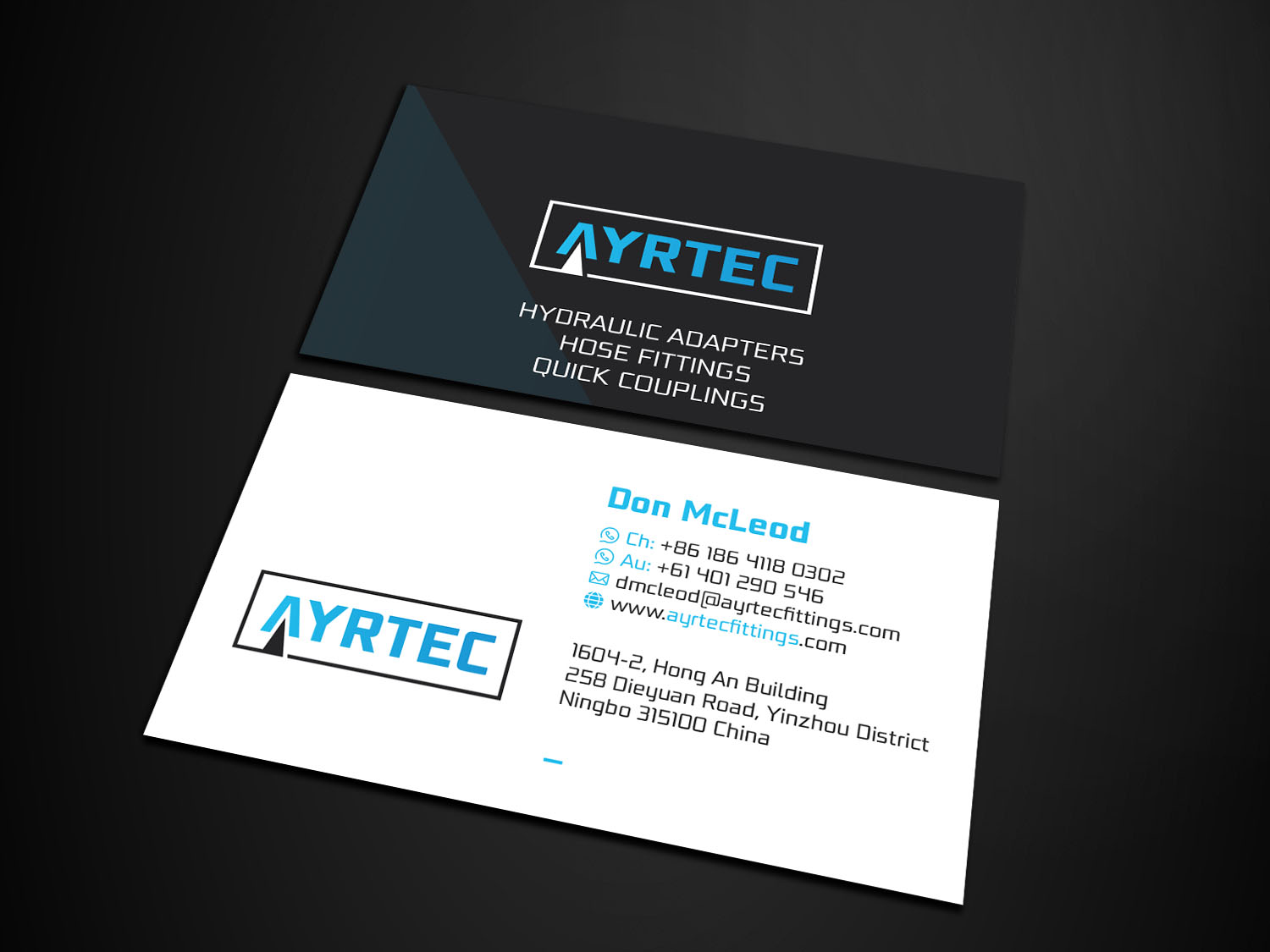 Business Card Design by Verified artistry (Design garden) for Ayrtec Pty Ltd | Design #23371832