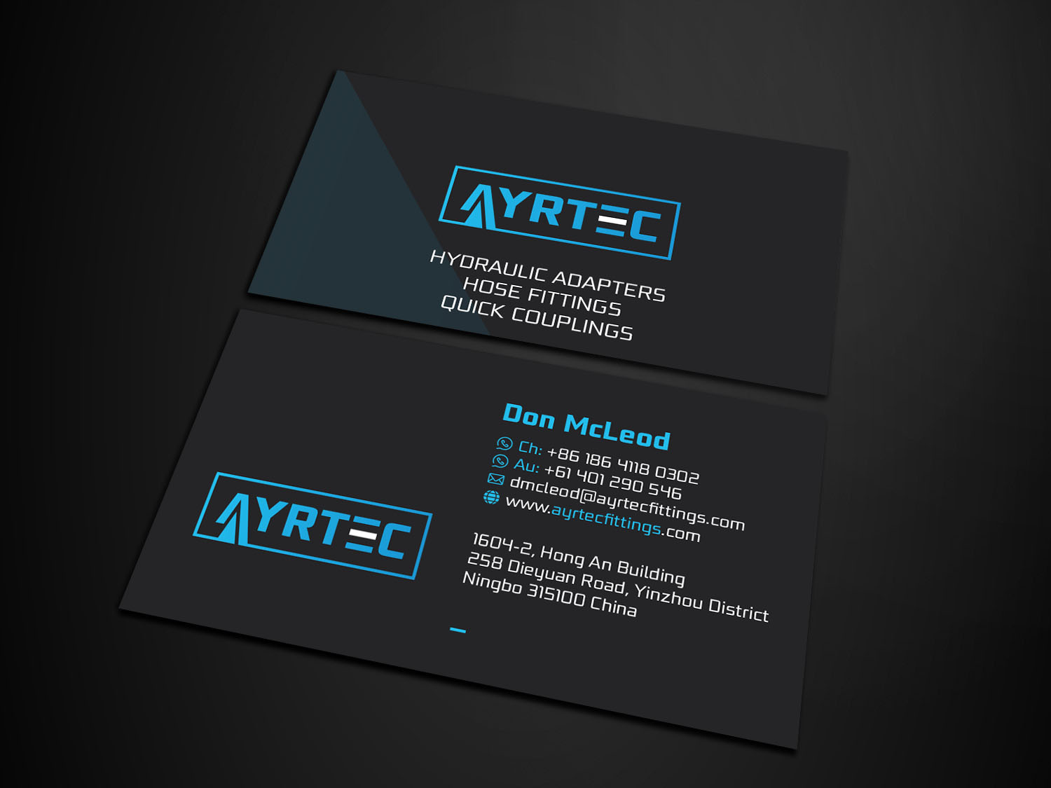 Business Card Design by Verified artistry (Design garden) for Ayrtec Pty Ltd | Design #23371835