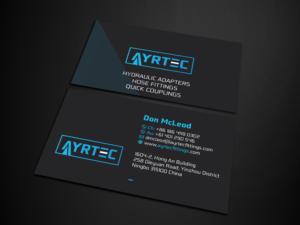 Business Card Design by Verified artistry (Design garden) for Ayrtec Pty Ltd | Design: #23371835