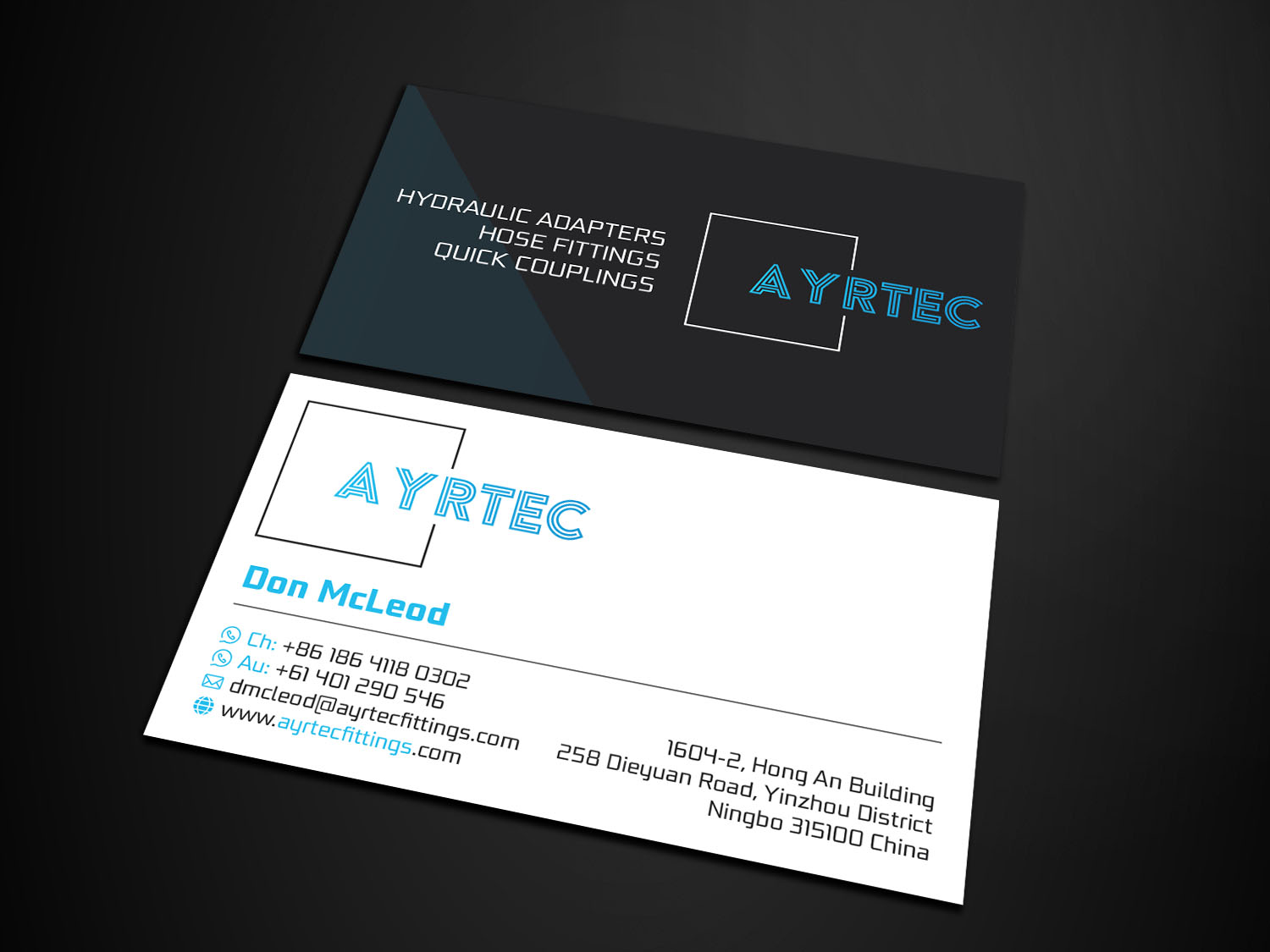 Business Card Design by Verified artistry (Design garden) for Ayrtec Pty Ltd | Design #23371836
