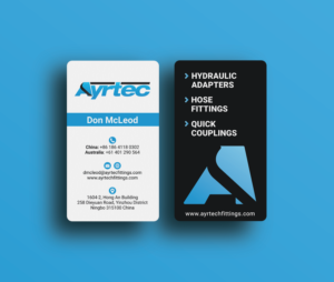 Business Card Design by JK18 for Ayrtec Pty Ltd | Design: #23361540