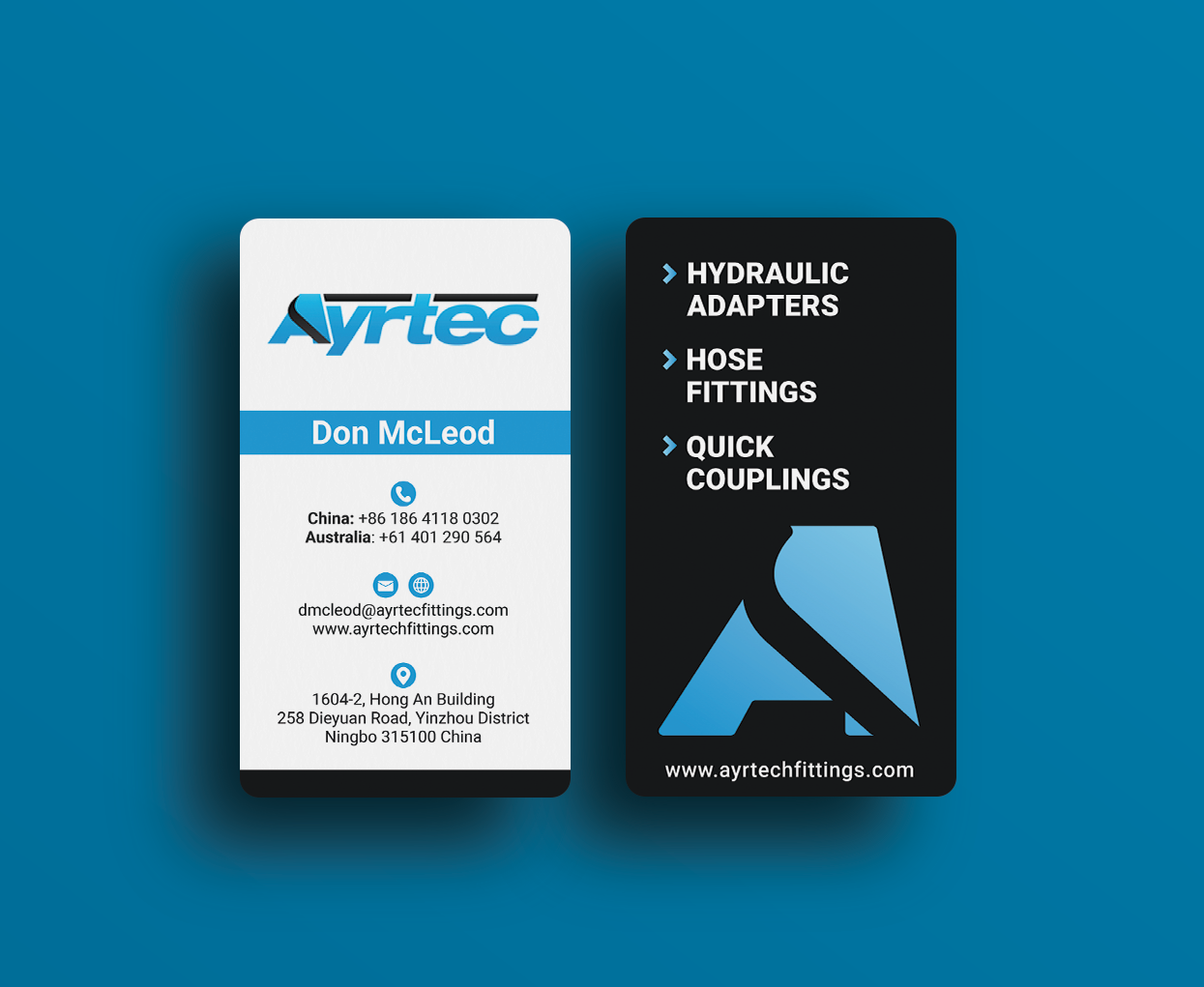 Business Card Design by JK18 for Ayrtec Pty Ltd | Design #23364454