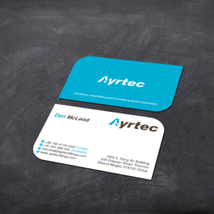 Business Card Design by Creations Box 2015 for Ayrtec Pty Ltd | Design: #23364490