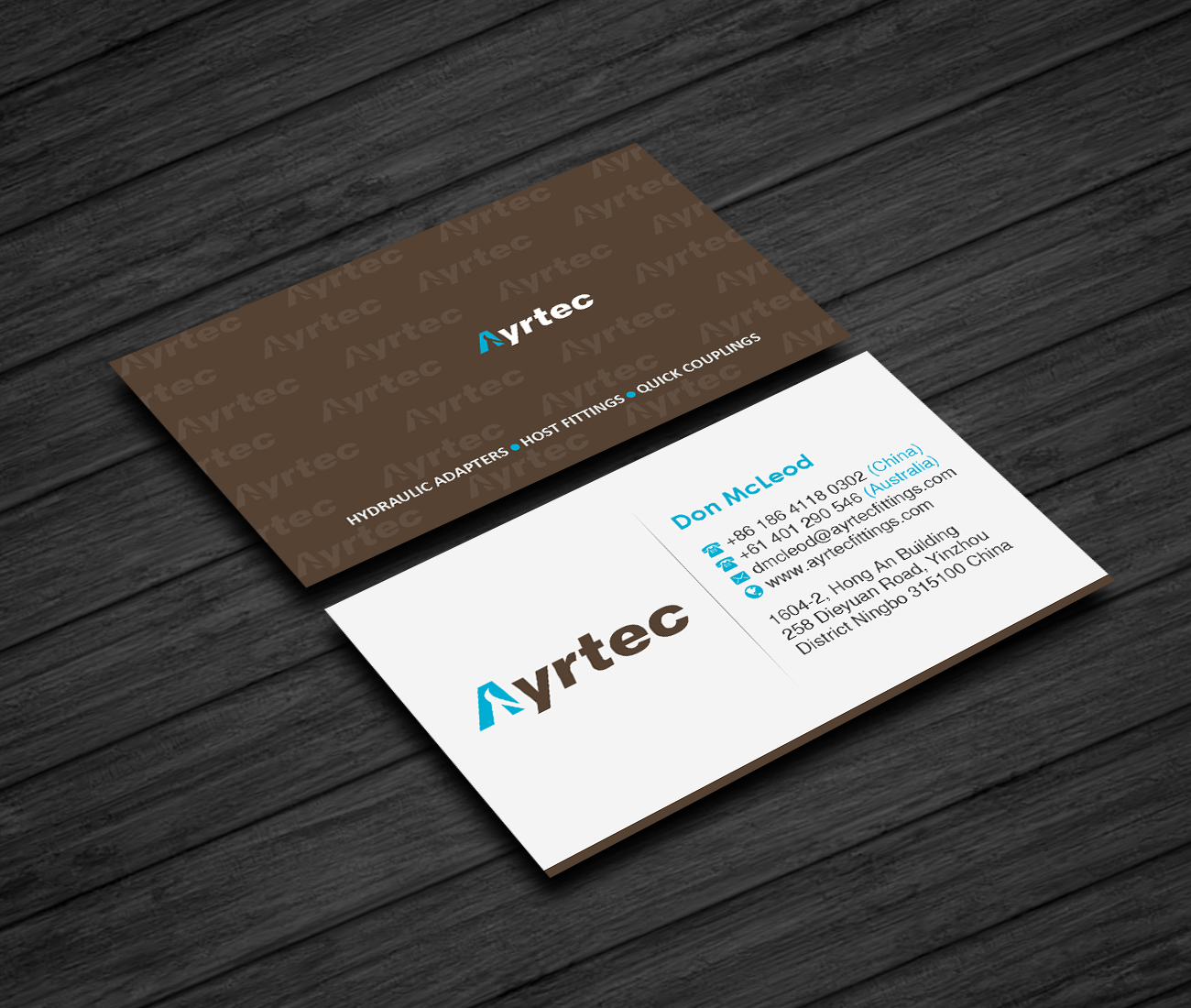 Business Card Design by Creations Box 2015 for Ayrtec Pty Ltd | Design #23364502