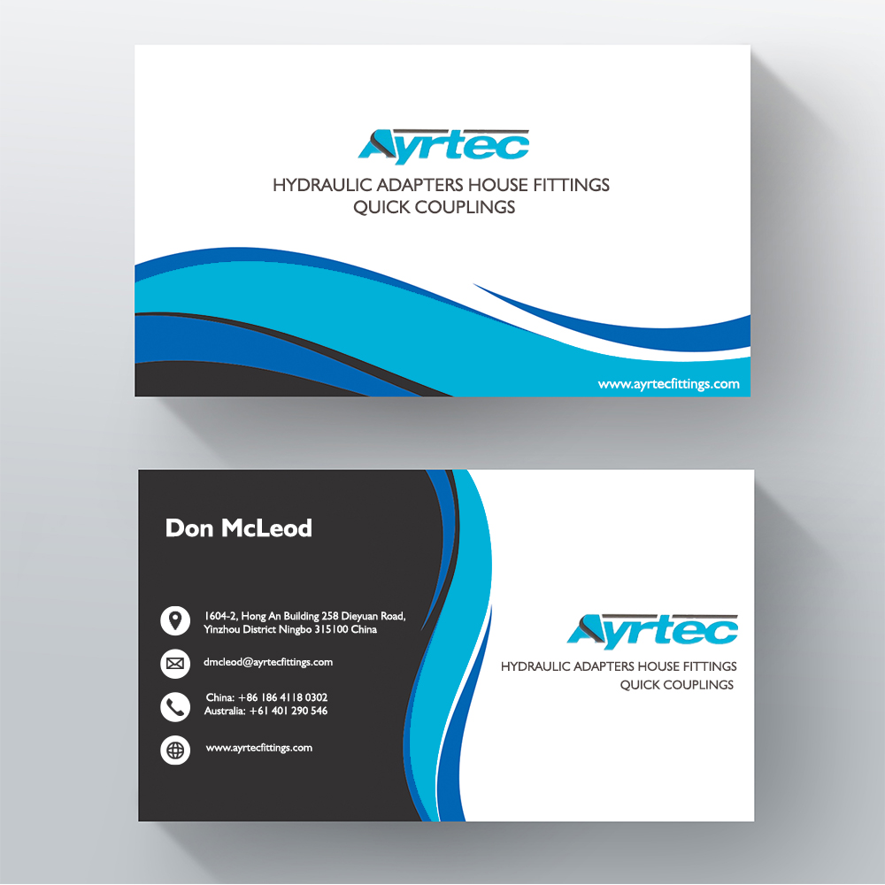 Business Card Design by Design Boxs for Ayrtec Pty Ltd | Design #23386559