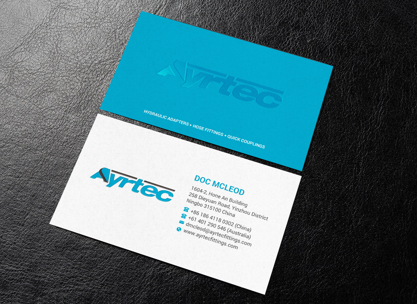 Diseño de Tarjeta de Presentación por Brand aid para Ayrtec Pty Ltd | Diseño #23367952