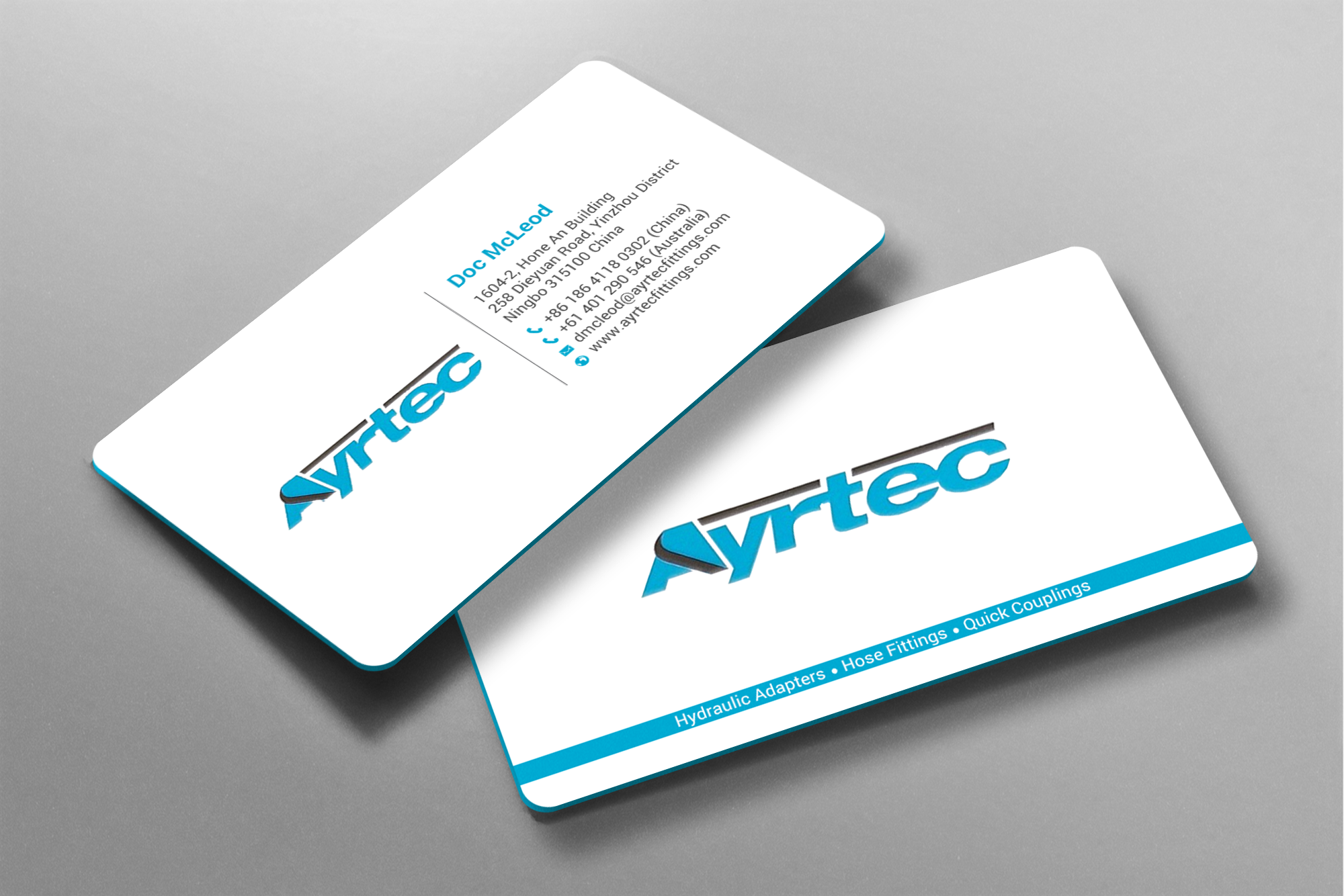 Business Card Design by chandrayaan.creative for Ayrtec Pty Ltd | Design #23362431