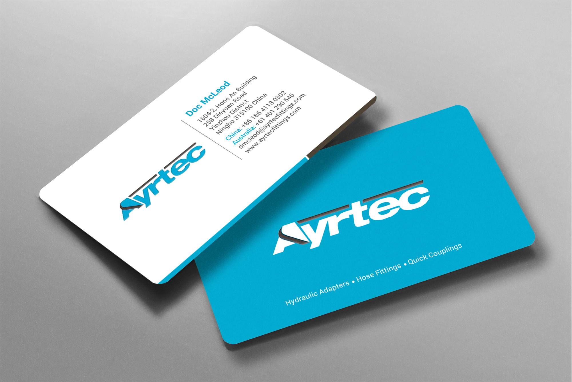 Business Card Design by chandrayaan.creative for Ayrtec Pty Ltd | Design #23362435