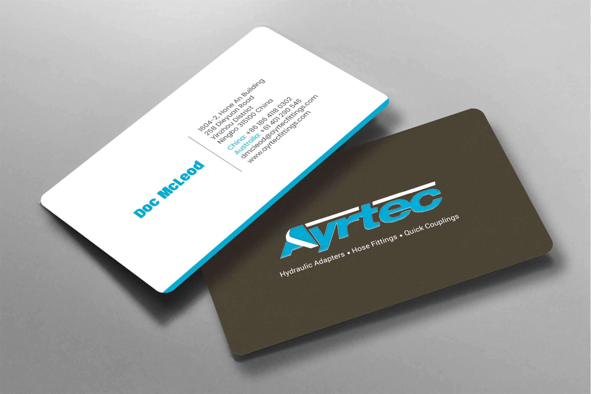 Design de Carte de Visite par chandrayaan.creative pour Ayrtec Pty Ltd | Design #23362446