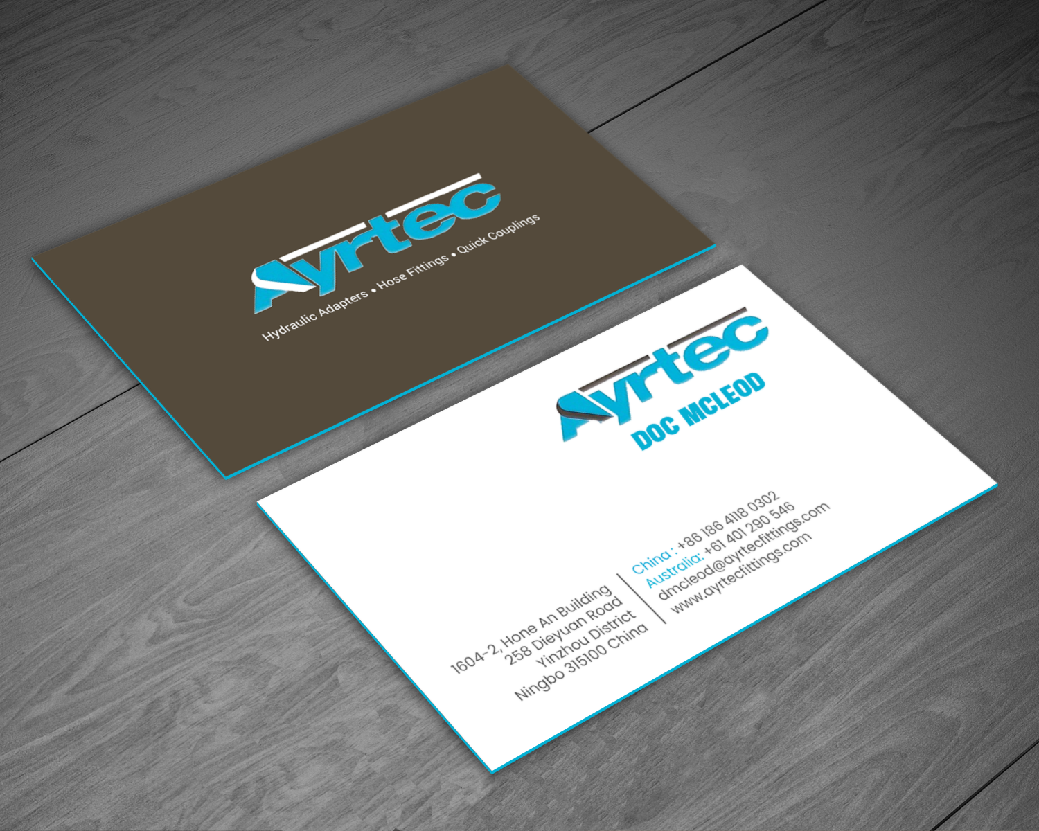 Business Card Design by chandrayaan.creative for Ayrtec Pty Ltd | Design #23362452