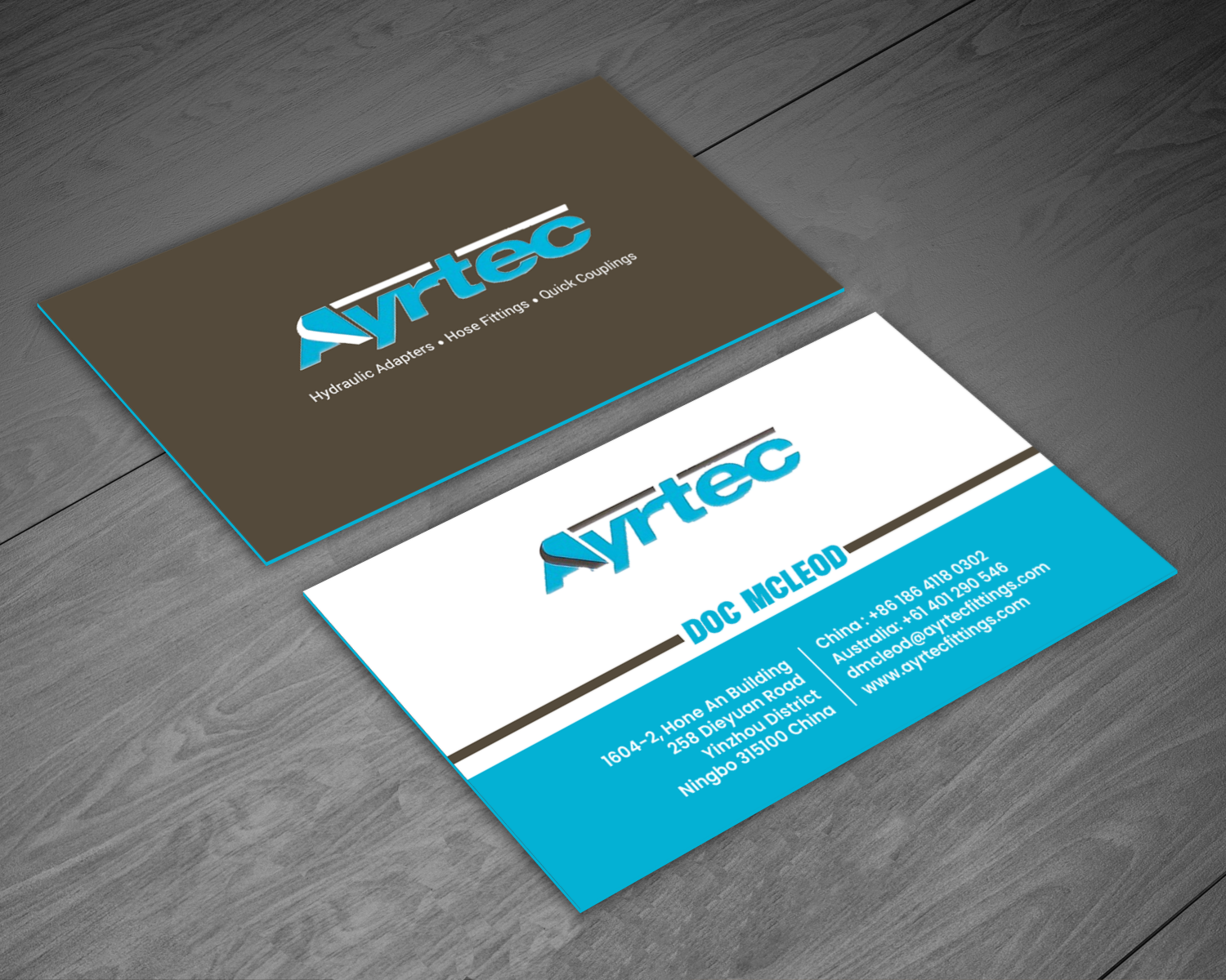 Business Card Design by chandrayaan.creative for Ayrtec Pty Ltd | Design #23362453