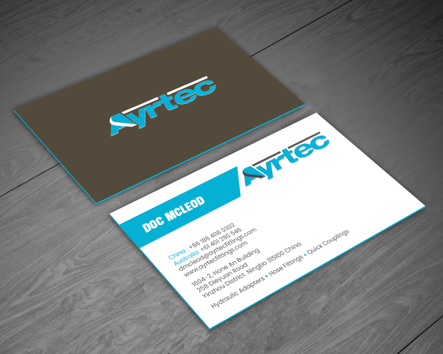 Business Card Design by chandrayaan.creative for Ayrtec Pty Ltd | Design #23362454