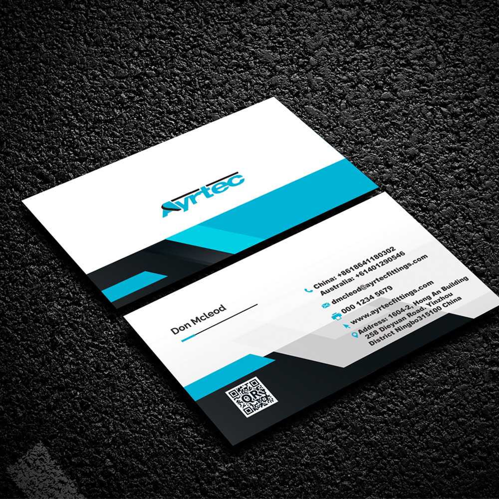 Business Card Design by NZ Creatives for Ayrtec Pty Ltd | Design #23376418