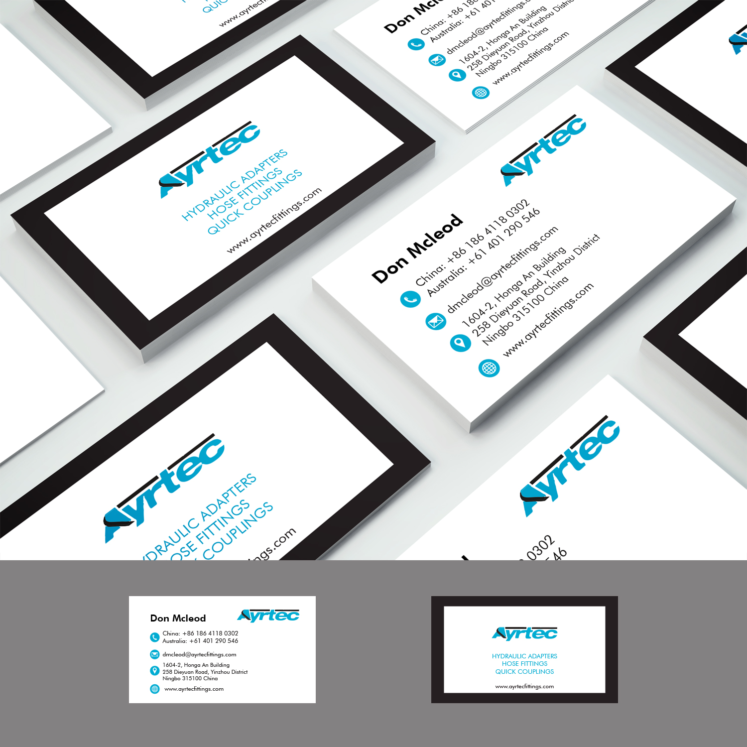 Business Card Design by NZ Creatives for Ayrtec Pty Ltd | Design #23376419